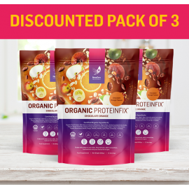 Organic ProteinFix Chocolate Orange - Discounted pack of 3